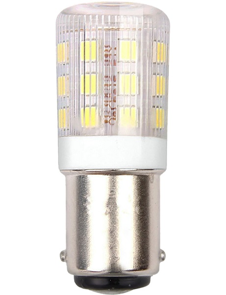 SPL LED buislamp 3W Ba15d 10-24V DC 3000K kleur 830 helder niet dimbaar