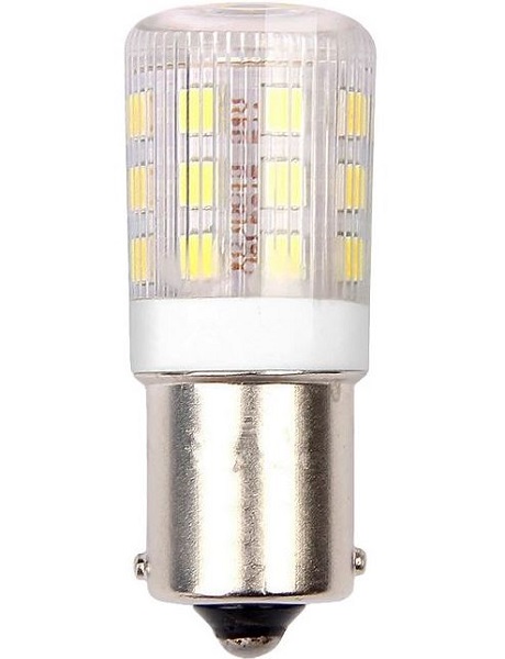 SPL LED buislamp 3W Ba15s 230V 3000K kleur 830 helder niet dimbaar
