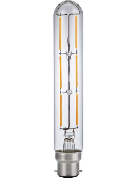 SPL filament LED colorenta lamp 5W Ba22d 230V 2200K kleur 922 30x171mm helder dimbaar