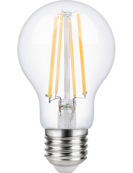 SPL filament LED normaallamp 7,3W=60W E27 230V 2700K kleur 827 helder dimbaar