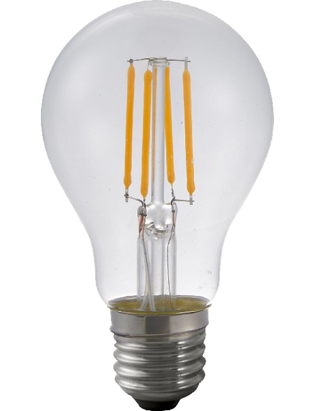SPL filament LED normaallamp 4W=25W E27 230V 2200K kleur 922 helder dimbaar