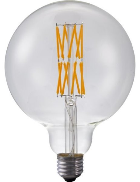 SPL Double Globe filament LED globelamp 125mm 8,5W E27 230V 922 2200K helder dimbaar
