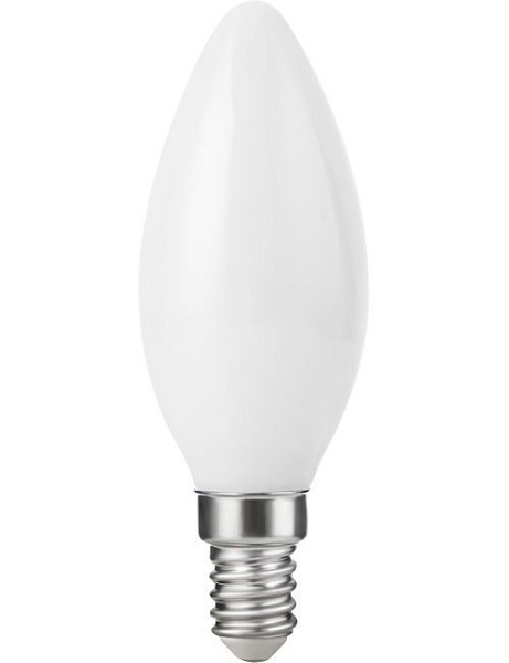 SPL filament LED kaarslamp 2,5W E14 230V 925 2500K opaal dimbaar