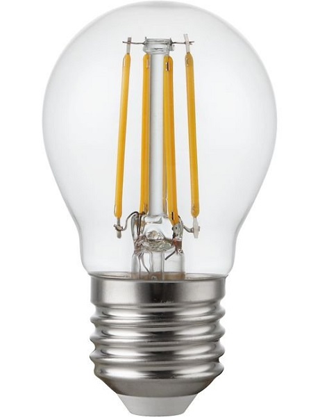 SPL filament LED kogellamp 4,7W E27 230V 925 2500K helder dimbaar