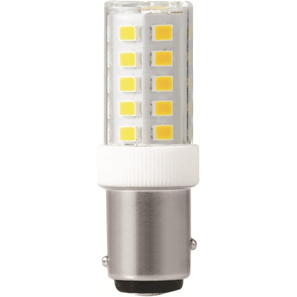 SPL LED buislamp 3,5W BAY15d 220V-240V 830 3000K helder niet dimbaar