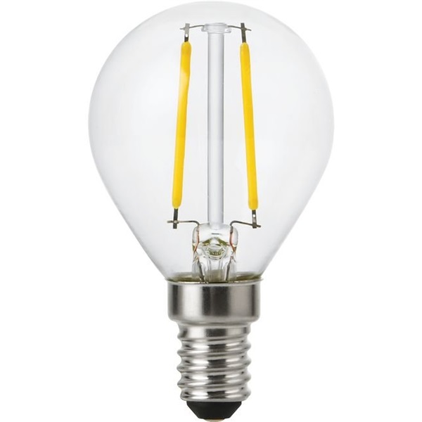SPL filament LED kogellamp 2W E14 220V-240V 927 2700K helder dimbaar
