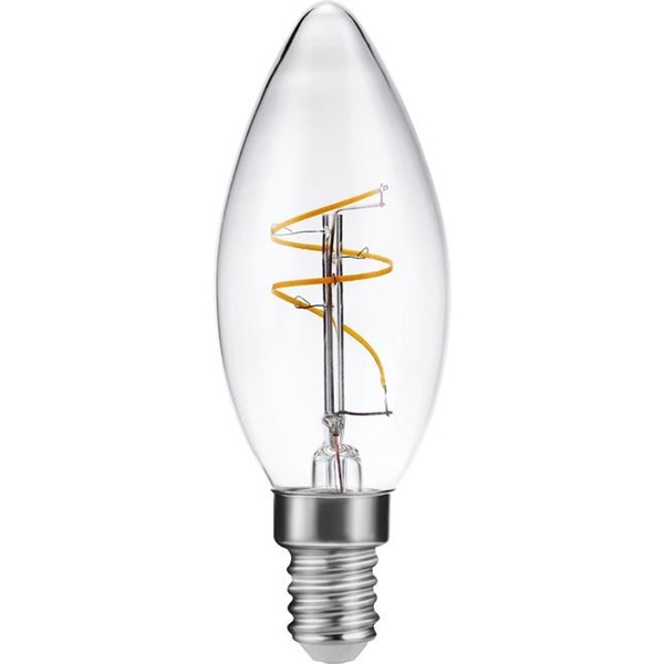 SPL Slim Flex filament LED kaarslamp 1,5W E14 220V-240V 922 2200K helder niet dimbaar