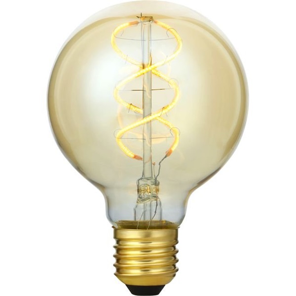 SPL Flex filament LED globelamp 80mm 5W E27 220V-240V 822 2200K goud dimbaar