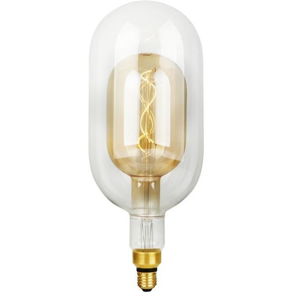 SPL Flex filament LED double tube lamp 4,9W E27 220V-240V 922 2200K goud dimbaar