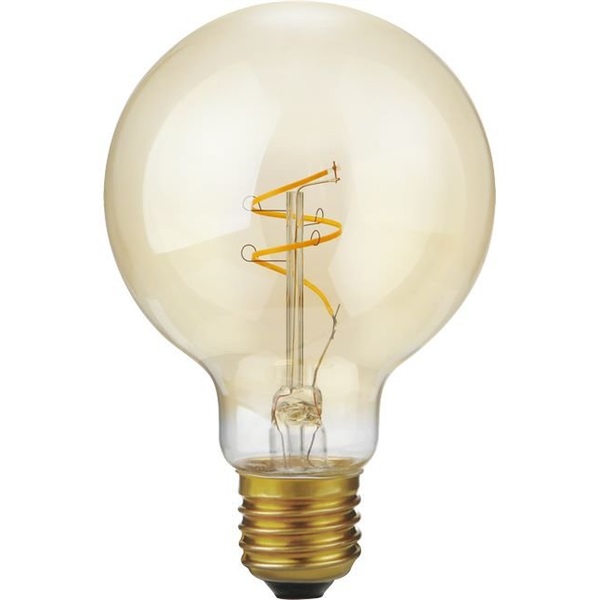 SPL Slim Flex filament LED globelamp 80mm 4,2W E27 220V-240V 922 2200K goud dimbaar