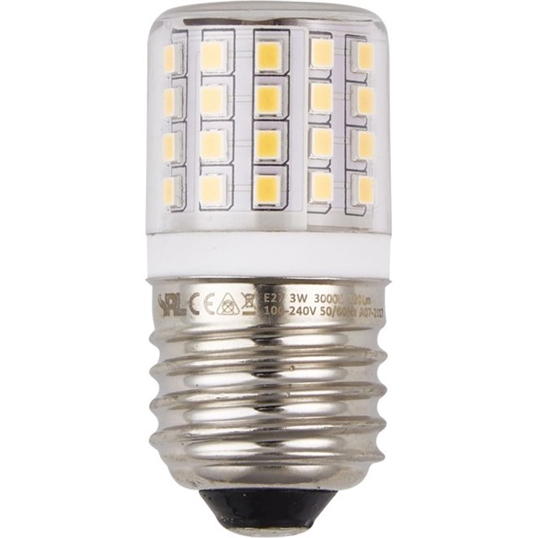SPL LED buislamp 3W E27 100V-240V 830 3000K helder niet dimbaar