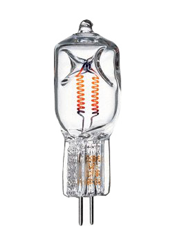 Osram 64502 150W 230V GX6.35
Let op nieuw model diameter 18mm i.p.v. 12mm