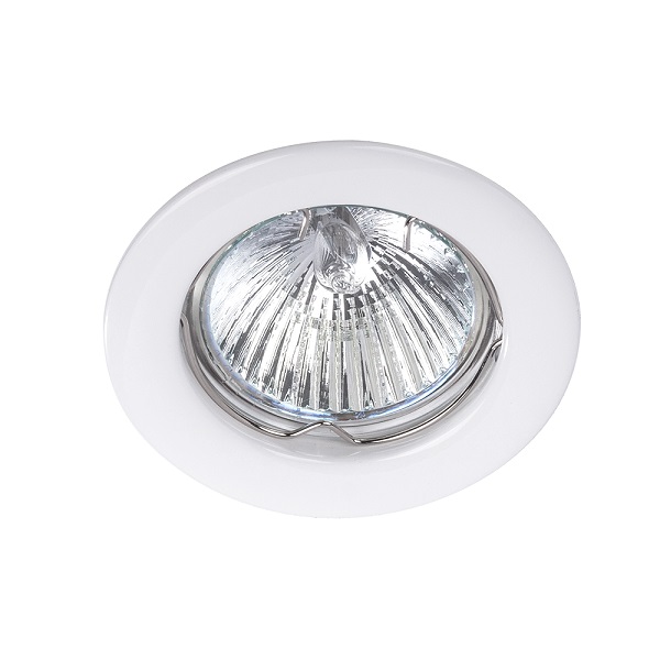 Focus inbouwspot schuine rand MR16 50W vast in diverse kleuren leverbaar