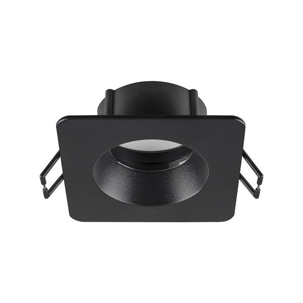 SLV 1007347 New Tria 68 DL inbouwspot rond vast verdiept zonder lampvoet IP65 zwart