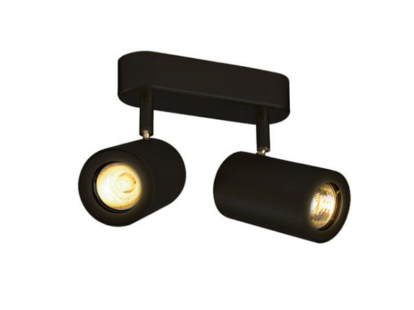 SLV 152020 Enola B spot Double wand/plafondarmatuur zwart GU10