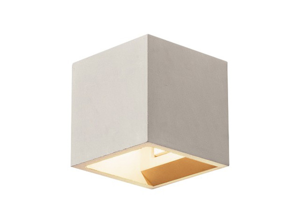 SLV 1000910 Solid Cube wand opbouwarmatuur G9 25W grijs