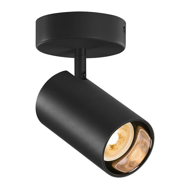 SLV 1006423 Asto Tube wand- en plafond opbouwarmatuur GU10 10W zwart