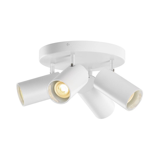 SLV 1006430 Asto Tube wand- en plafond opbouwarmatuur 4xGU10 10W wit
