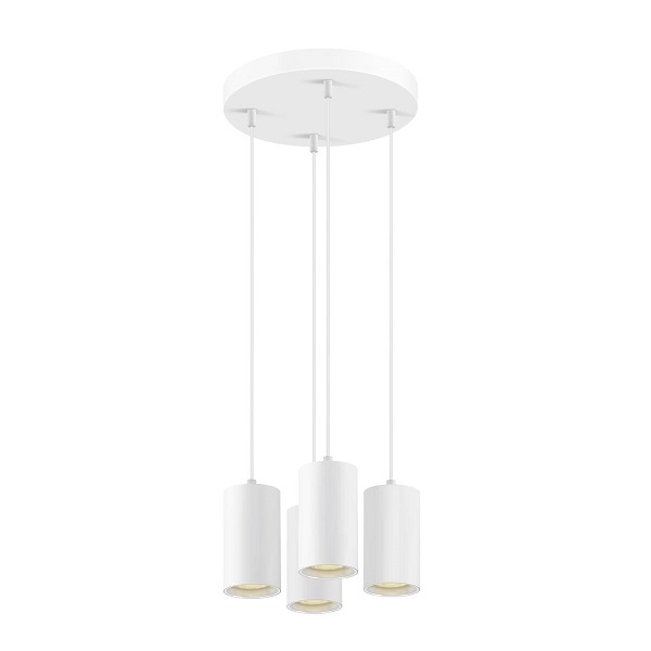 SLV 1006438 Asto Tube pendelarmatuur 4xGU10 10W wit