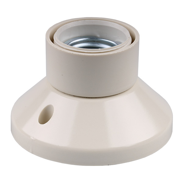 Corodex toneelfitting E27 recht wit 921