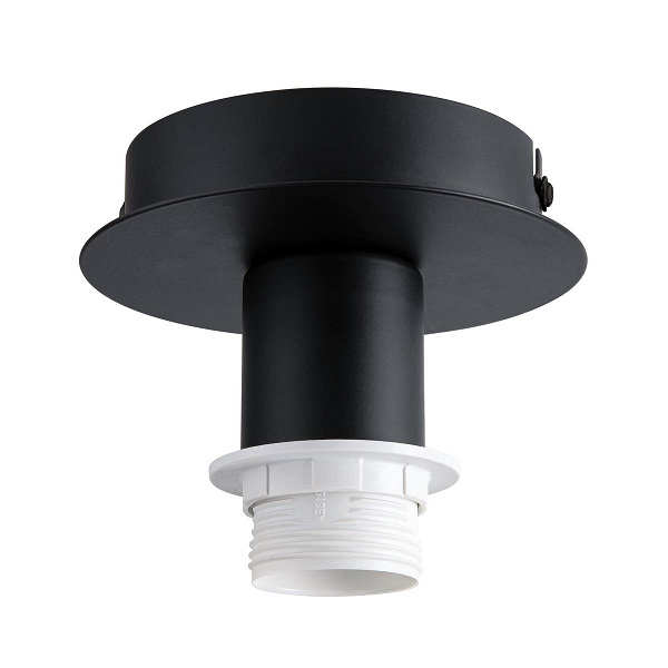 SLV 155550 Fenda E27 plafondarmatuur zwart max. 40W (exclusief kap)