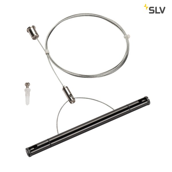 SLV 1002697 Tenseo draadkabelophangset zwart