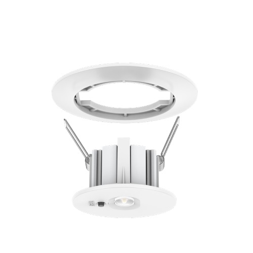 Tronix 600-023 3W LED 5000K kleur 750 IP20 nood inbouwarmatuur wit