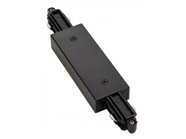 SLV 143100 1 fase opbouw spanningsrail middenvoeding zwart