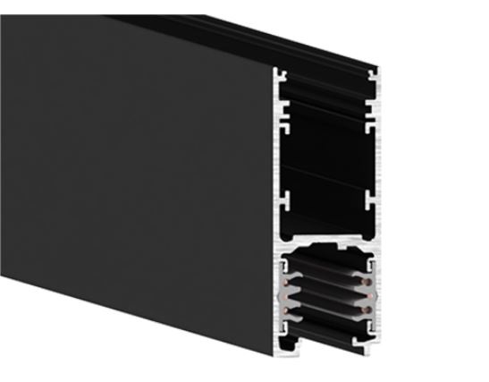 Onetrack by Eutrac 9000-4/B-H 3fase spanningsrail opbouw hoog Dali zwart 4m