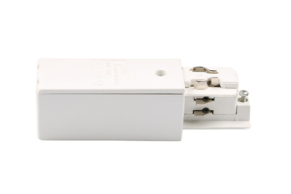 Ivela 3f vierkant voeding aarde links wit 7652-11-W31