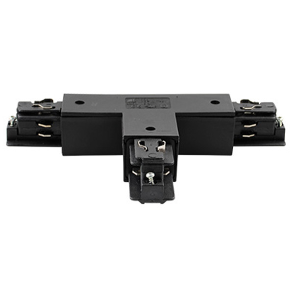 Ivela 7656-10-W30 3f vierkant T stuk aarde buiten rechts zwart