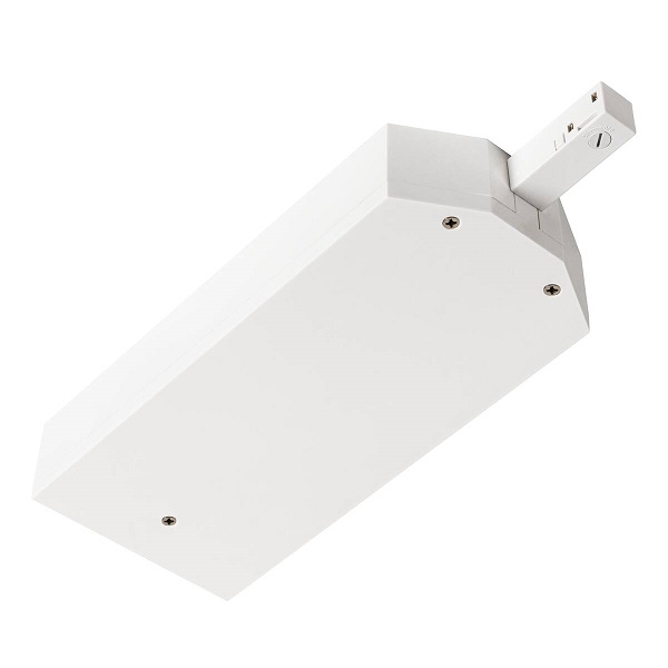 SLV 1007084 48V Track trafo behuizing met 48V Track eindvoeding wit L