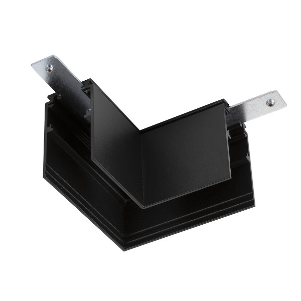 SLV 1006581 48V Track hoekstuk mechanisch opbouw diep links zwart