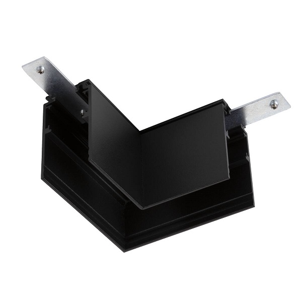 SLV 1006583 48V Track hoekstuk mechanisch opbouw diep rechts zwart