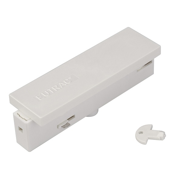 Eutrac 555 1 5203 6 middenvoeding speciaal voor spanningsrail 3f wit
