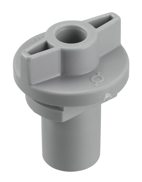 Nordic Global XTAK 146-1 inzetnippel voor M6 moer max. 100N belasting grijs