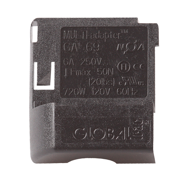 Nordic Global GA 69C-2 3f los reserve remplace afdekkapje voor GA69-2 railadaptor zwart