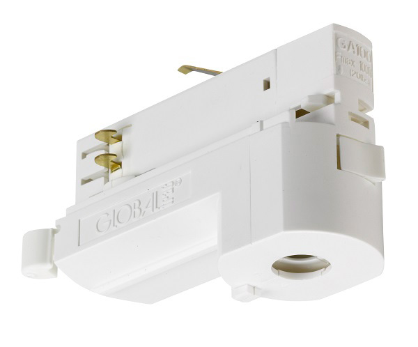 Nordic Global GAD100-3 3f railadaptor wit speciale uitvoering gaan per 100 stuks
Maakt contact met 3 fasen tegelijk om te dimmen met Dali o.a. voor Erco rail