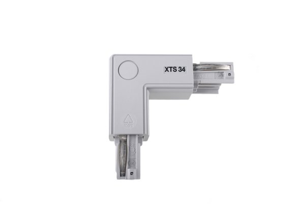 Nordic Global XTS 34-1 3f hoekstuk 90 graden vast aarde buitenzijde grijs