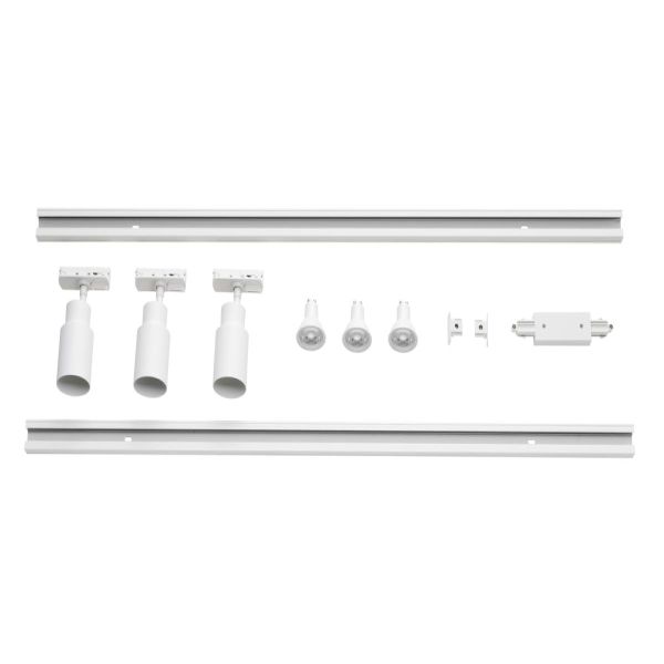 SLV 1008902 Puri 2.0 Triple track set LED armatuur voor 1 fase rail GU10 6W dimbaar