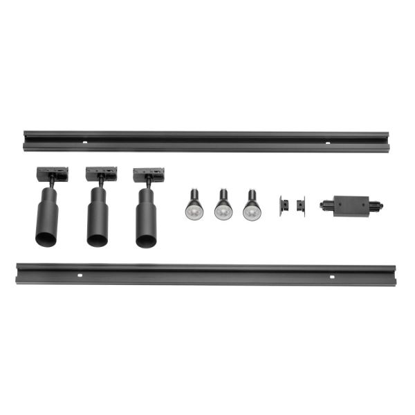 SLV 1008903 Puri 2.0 Triple track set LED armatuur voor 1 fase rail GU10 6W dimbaar