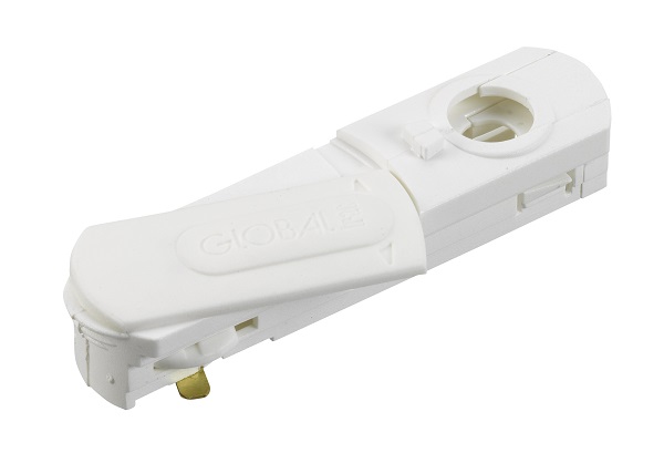 Nordic Global Base GB 66-3 1f railadaptor wit insnij
met GA57 nippel toepassen