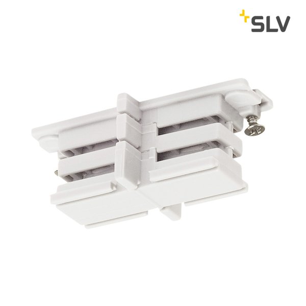 SLV 1001382 S-Track koppelstuk 3f rail geïsoleerd wit