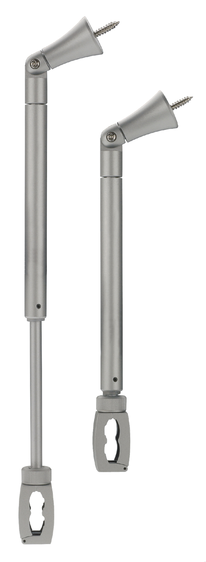 SLV 184332 Easytec II flexibele plafondsteun voor schuine plafonds zilvergrijs