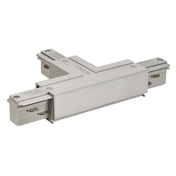 Eutrac 555 1 1213 8 T-stuk 3f opbouw aarde binnen, links grijs
