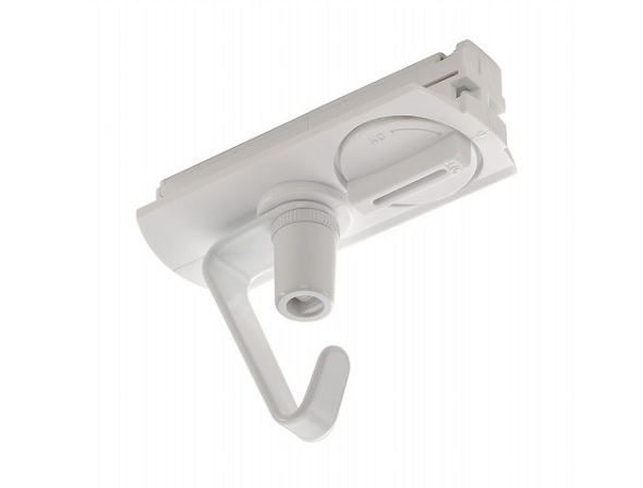 SLV 143171 1 fase railadaptor met haak wit