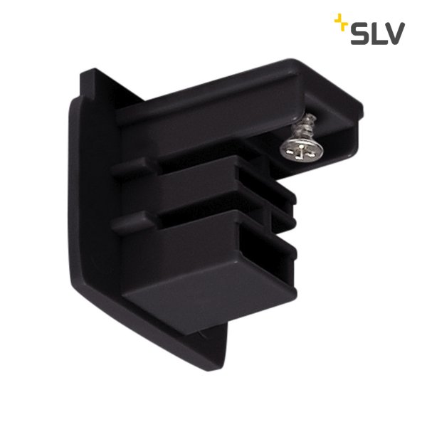 SLV 175060 S-Track eindstuk 3 fase rail zwart