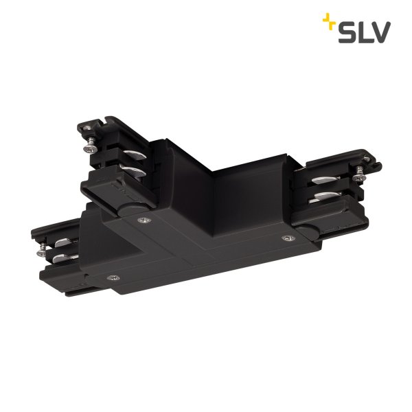 SLV 175140 S-Track T-stuk 3 fase rail aarde R zwart