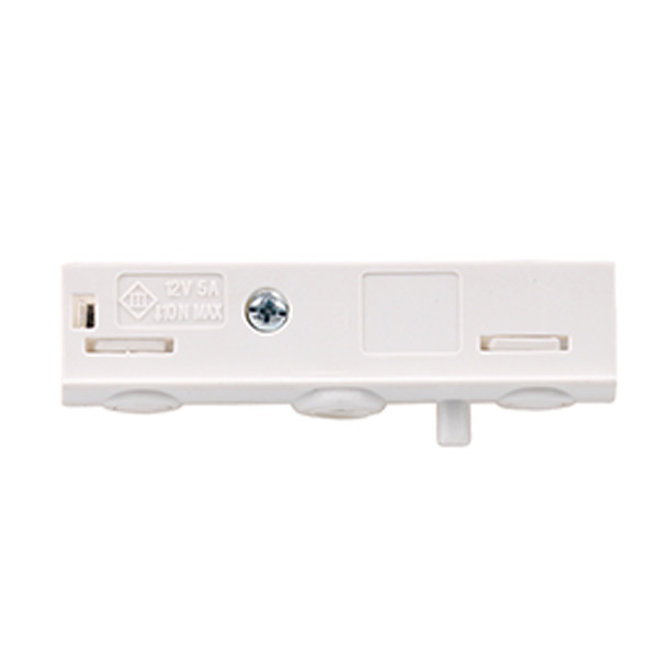 Ivela 12V railadaptor M8x1 schroefdraad inwendig wit