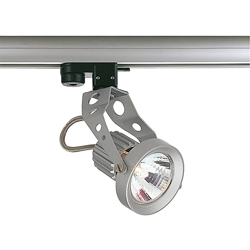 SLV Aero 230 GU10 ES50 50W 3 fase rail armatuur zilvergrijs 151017 307697
